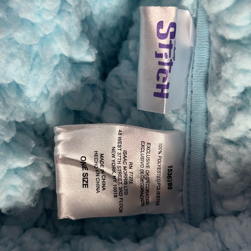 Blue  Stitch Character Kids Hoodie - Picture 4 of 4